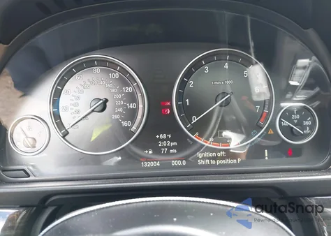 2013 BMW 550I xDrive из США, поврежденный, VIN WBAFU9C50DDY71647